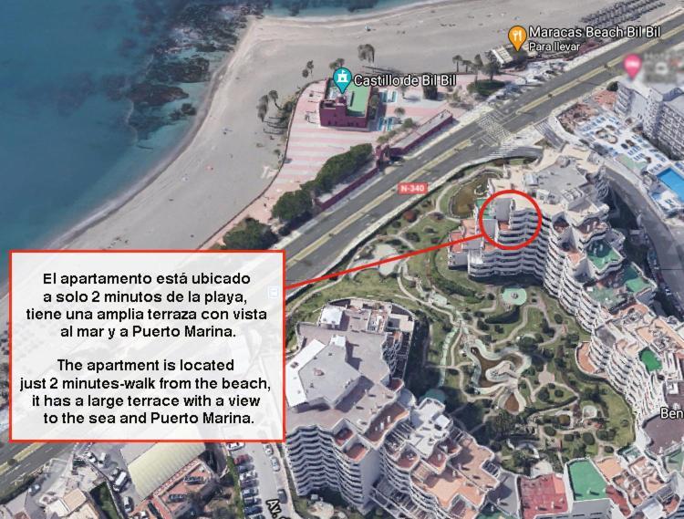 Benal beach vista al mar y parque acuático Benalmádena Exterior foto