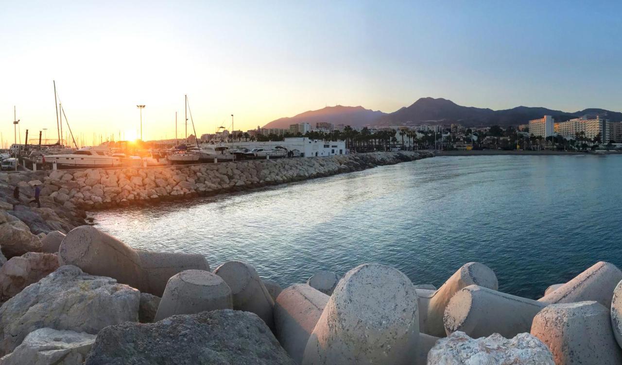 Benal beach vista al mar y parque acuático Benalmádena Exterior foto
